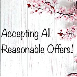 Make an offer thats reasonable and own the item you've been eyeing!